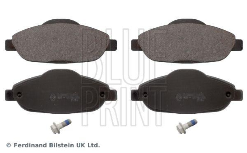 BLUE PRINT ADP154204 Bremsbelagsatz mit Schrauben für Peugeot