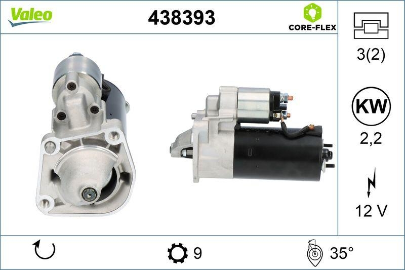 VALEO 438393 Starter - CORE-FLEX - C30- C70- S60-