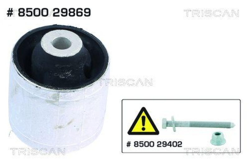 TRISCAN 8500 29869 Gummimetallager für Audi A4 / Avant / Quattro