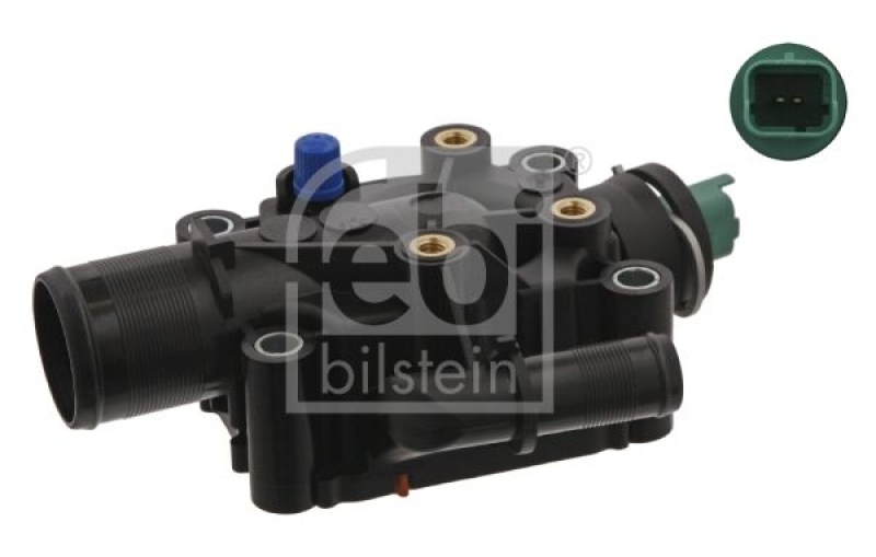 FEBI BILSTEIN 34977 Thermostatgehäuse mit Temperaturschalter für Peugeot