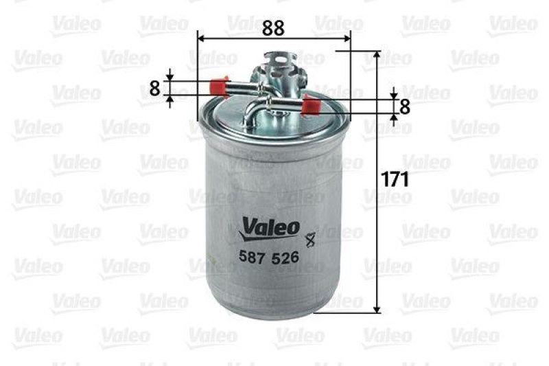 VALEO 587526 Kraftstofffilter, Diesel