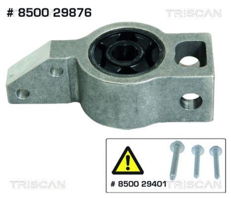 TRISCAN 8500 29876 Gummimetallager für Audi, Seat, Skoda, Vw