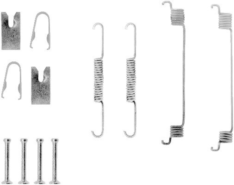 HELLA 8DZ 355 200-571 Zubehörsatz Bremsbacken X0111