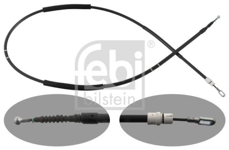 FEBI BILSTEIN 100563 Handbremsseil für VW-Audi