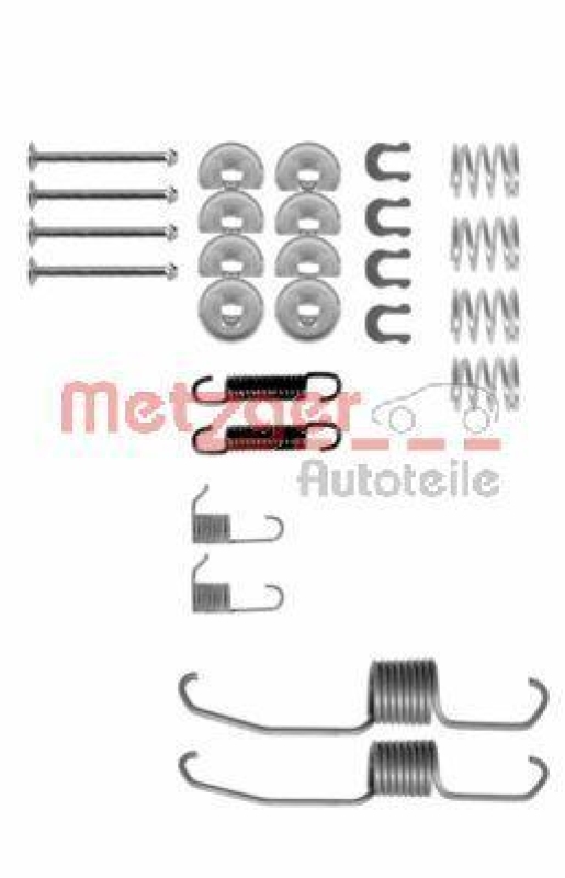 METZGER 105-0637 Zubehörsatz, Bremsbacken für TOYOTA