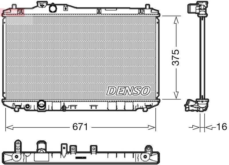 DENSO DRM40037 Kühler HONDA CIVIC IX 1.8 i-VTEC (02/2012->)