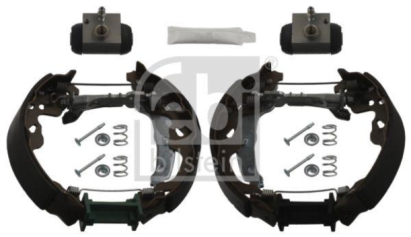 FEBI BILSTEIN 37534 Bremsbackensatz mit Anbaumaterial für Peugeot