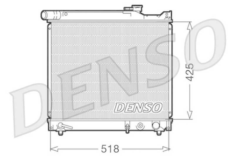 DENSO DRM47012 Kühler SUZUKI GRAND VITARA I (FT, GT) 2.0 HDI 110 16V (2001 - 2005)