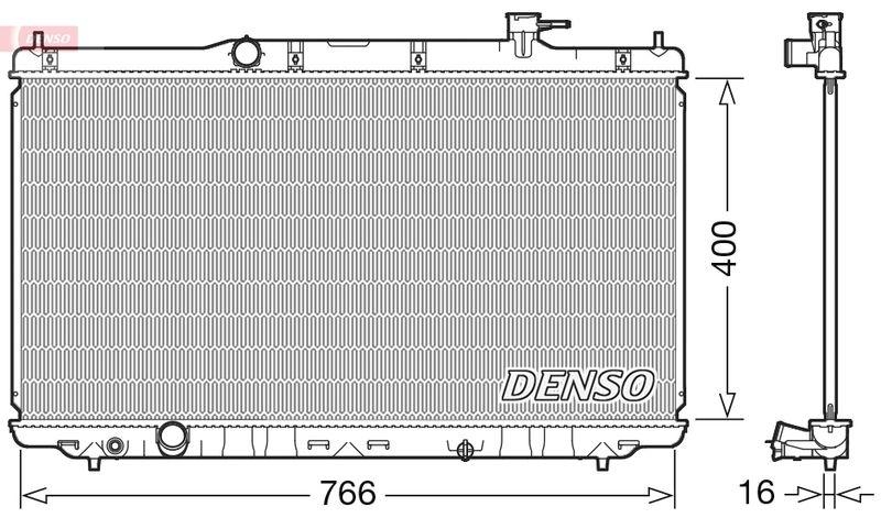 DENSO DRM40038 Kühler HONDA ACCORD IX Saloon (CR) 2.4 (14- )