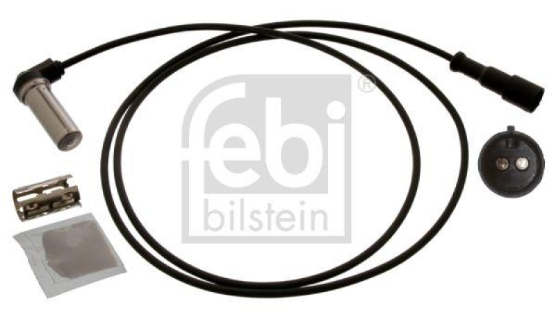 FEBI BILSTEIN 40549 ABS-Sensor mit Hülse und Fett für RENAULT (RVI)