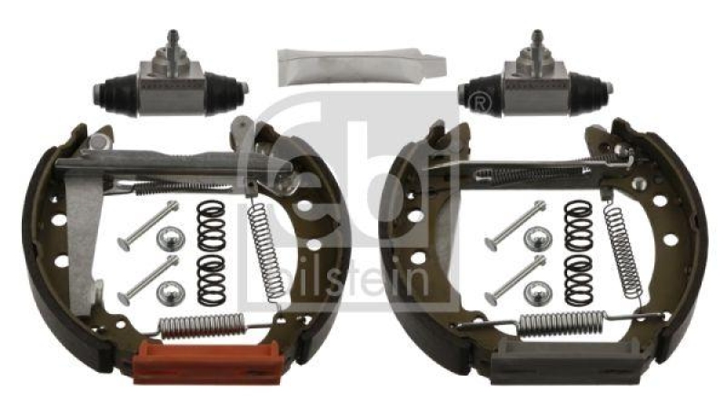 FEBI BILSTEIN 37545 Bremsbackensatz mit Anbaumaterial für VW-Audi