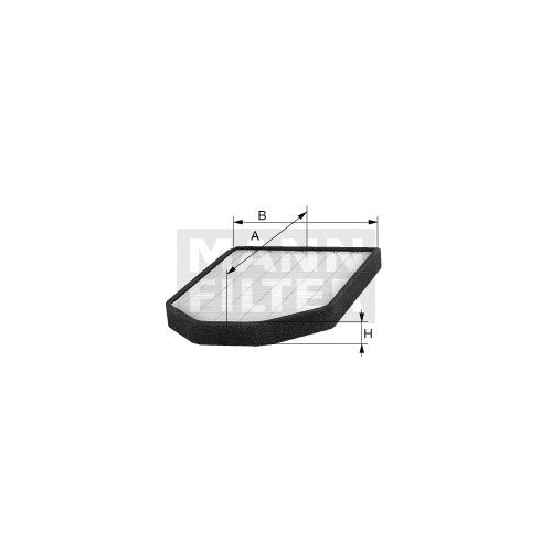 MANN-FILTER CUK26011-2 Innenraumfilter