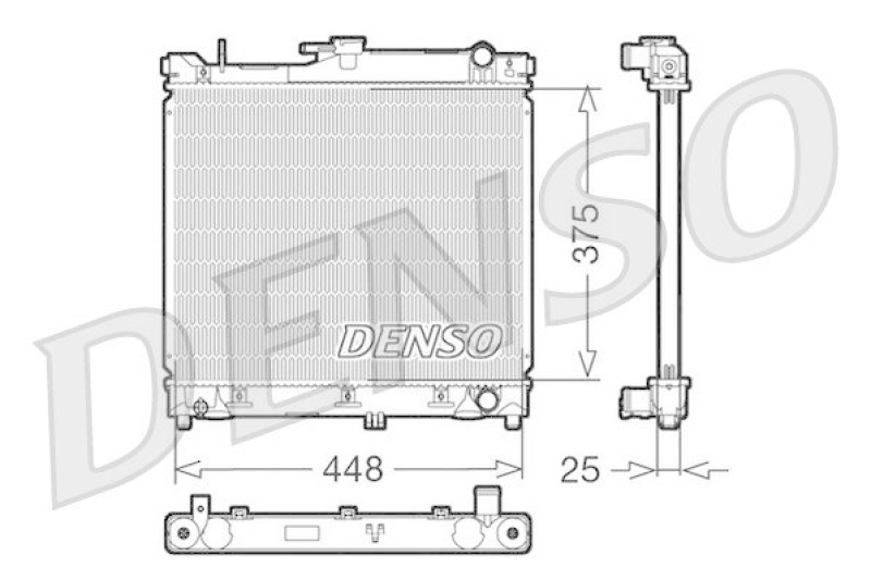 DENSO DRM47014 Kühler SUZUKI JIMNY (FJ) 1.3 16V 4x4 (2005 - )