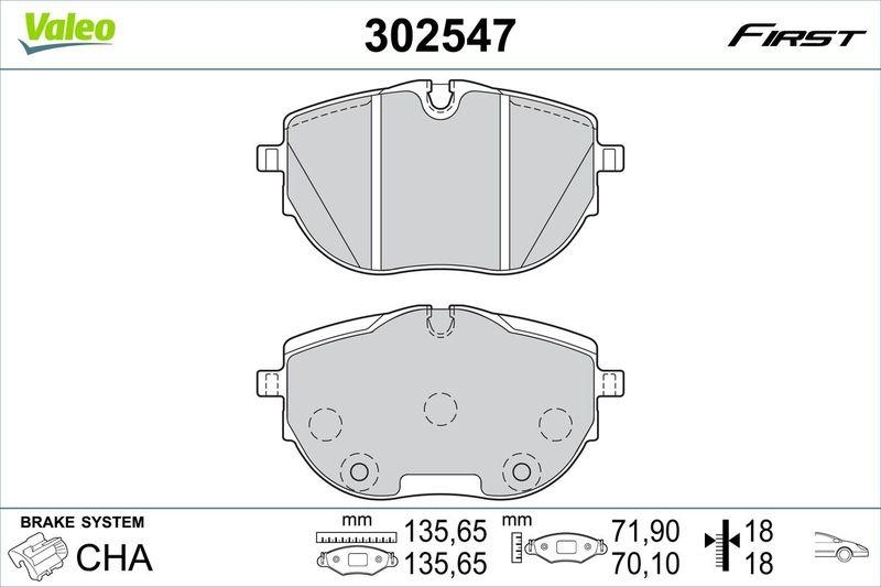 VALEO 302547 SBB-Satz - FIRST