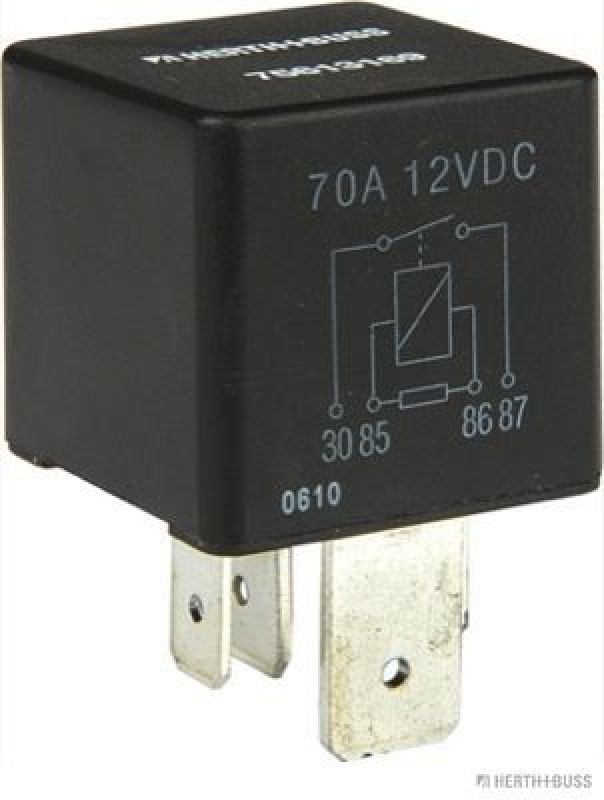 HERTH+BUSS 75613169 Relais, Arbeitsstrom 12 V, 70 A, 4 pins