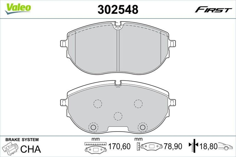 VALEO 302548 SBB-Satz - FIRST