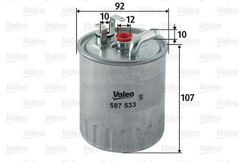 VALEO 587533 Kraftstofffilter, Diesel