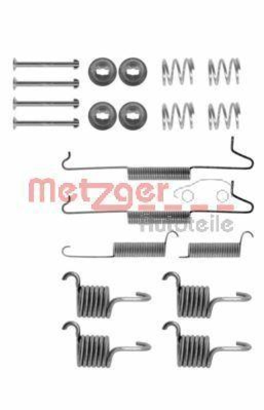 METZGER 105-0649 Zubehörsatz, Bremsbacken für VW