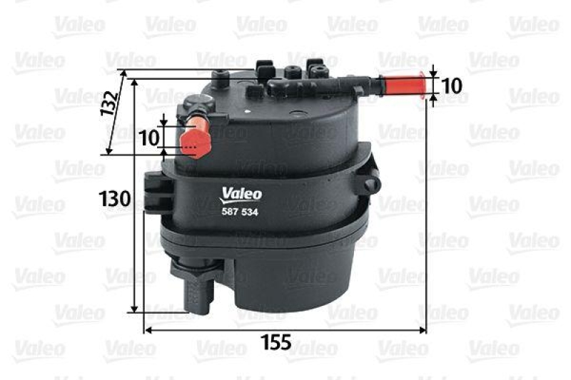 VALEO 587534 Kraftstofffilter, Diesel