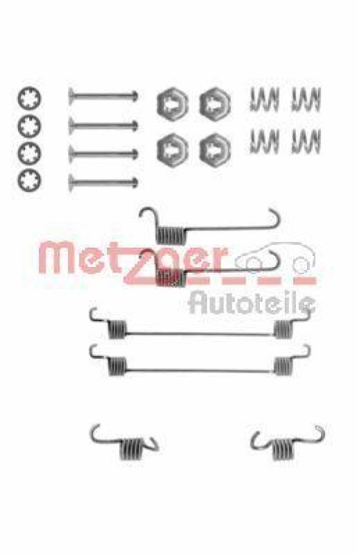 METZGER 105-0650 Zubehörsatz, Bremsbacken für CITROEN/PEUGEOT