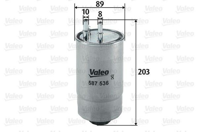 VALEO 587536 Kraftstofffilter, Diesel