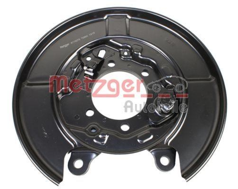 METZGER 6115275 Spritzblech, Bremsscheibe für NISSAN HA links