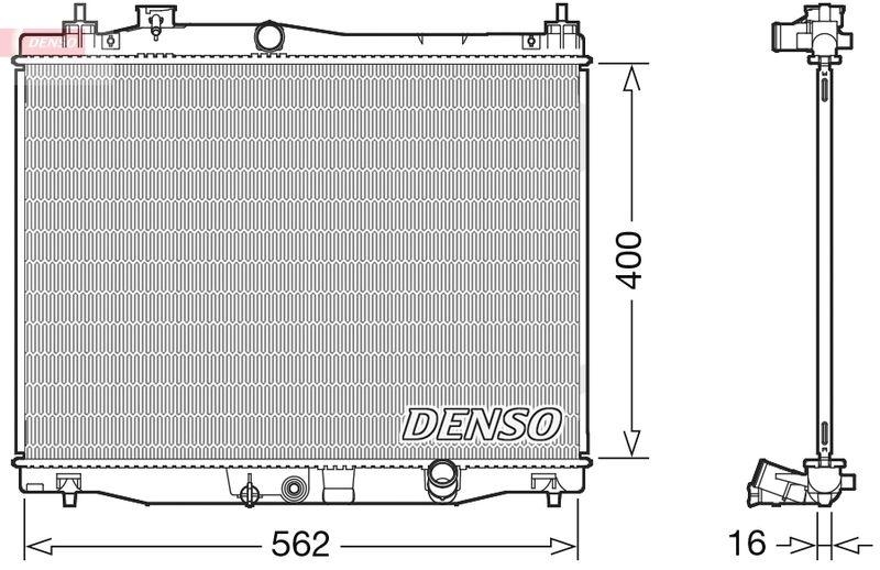 DENSO DRM40047 Kühler HONDA JAZZ IV 1.3 (15-)