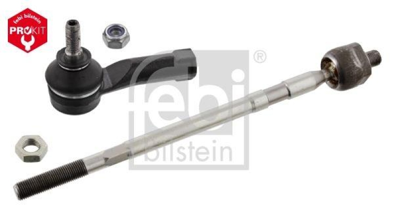 FEBI BILSTEIN 37631 Spurstange mit Endst&uuml;ck, Mutter und Sicherungsmutter f&uuml;r Renault