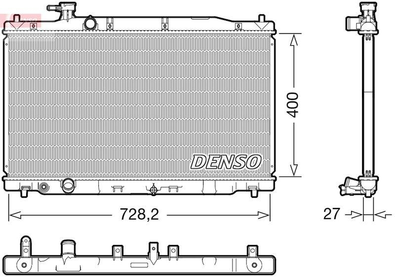 DENSO DRM40050 Kühler HONDA CR-V III (RE_) (06-12)