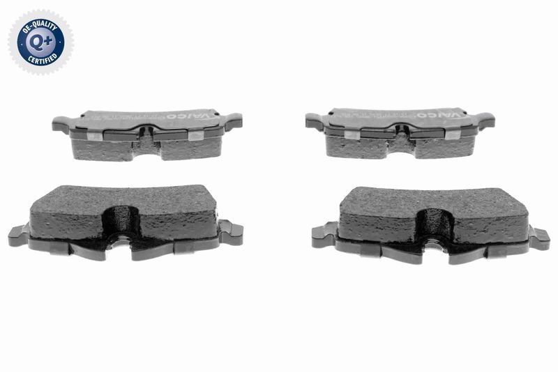 VAICO V20-8161 Bremsbelagsatz, Scheibenbremse Hinterachse Wva: 24289, 24290 für BMW