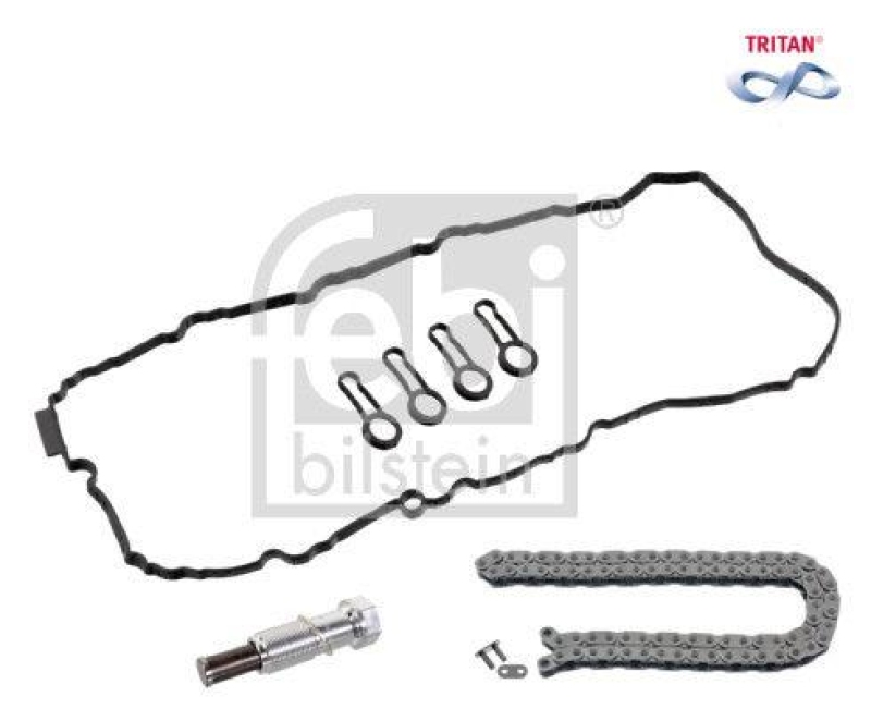 FEBI BILSTEIN 173756 Steuerkettensatz für Nockenwelle, TRITAN®-beschichtet für BMW