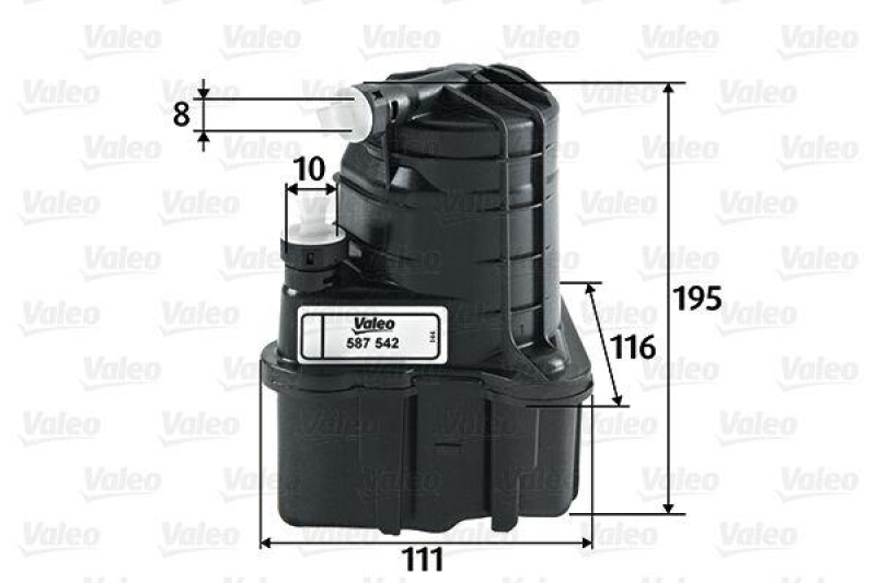 VALEO 587542 Kraftstofffilter, Diesel