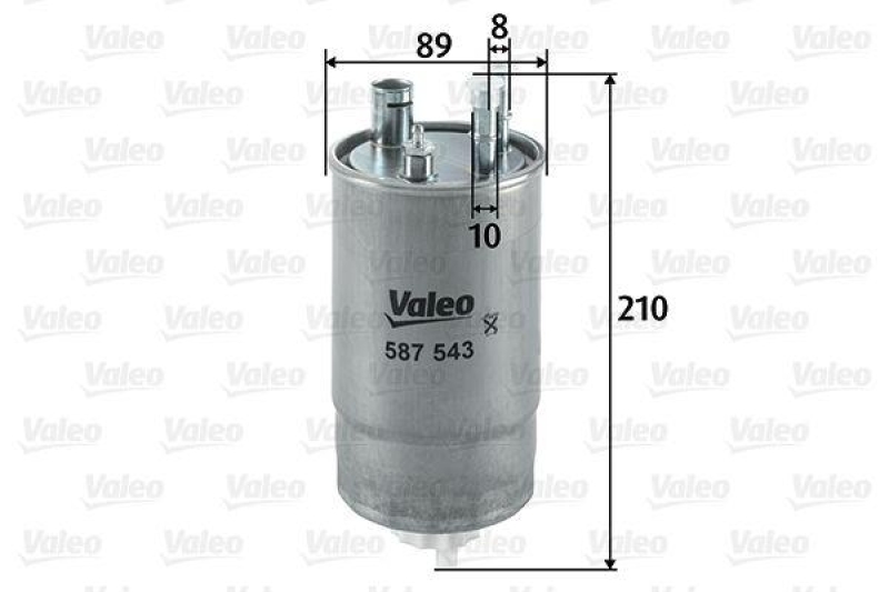 VALEO 587543 Kraftstofffilter, Diesel