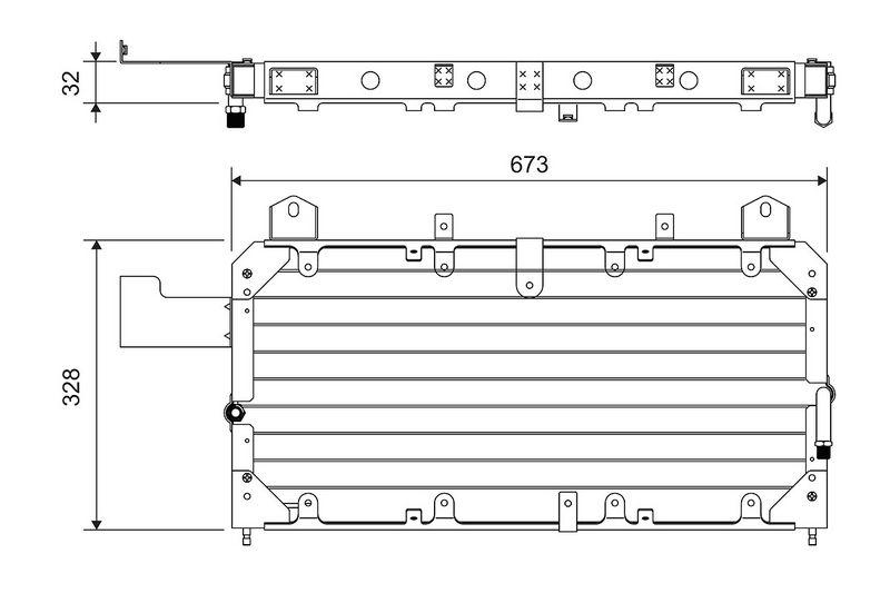 VALEO 814062 Kondensator LAND ROVER Discovery