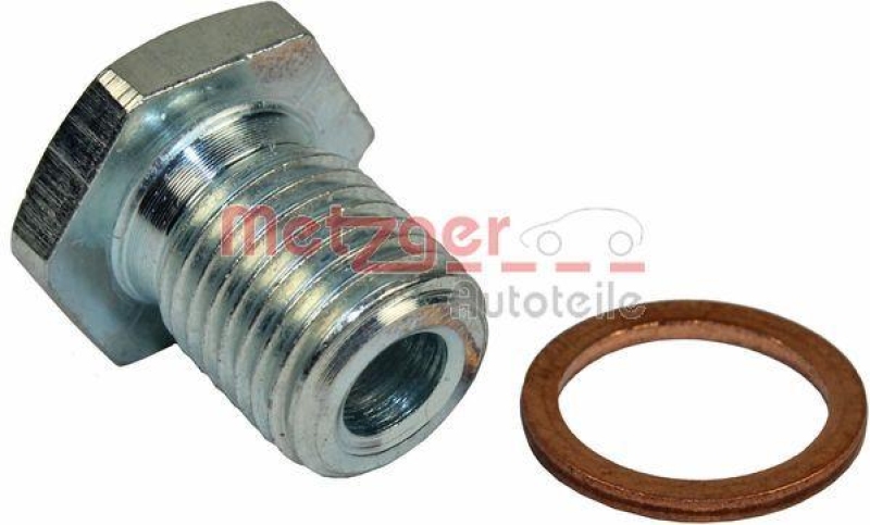 METZGER 8030018 Verschlussschraube, Ölwanne für ALFA/FIAT/LANCIA MIT DICHTUNG