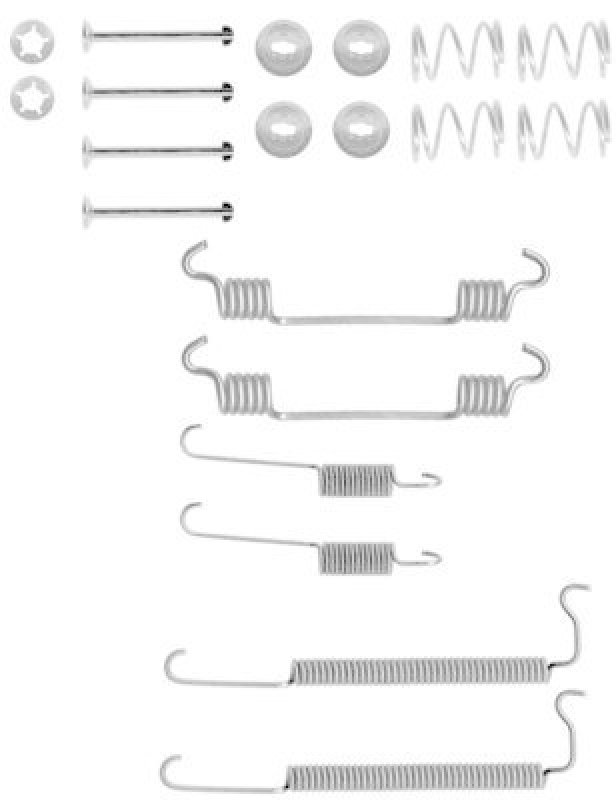 HELLA 8DZ 355 200-811 Zubehörsatz Bremsbacken