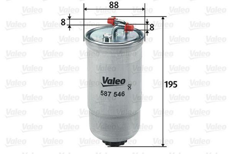 VALEO 587546 Kraftstofffilter, Diesel