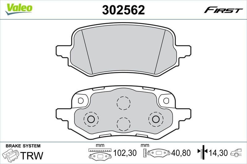 VALEO 302562 SBB-Satz - FIRST