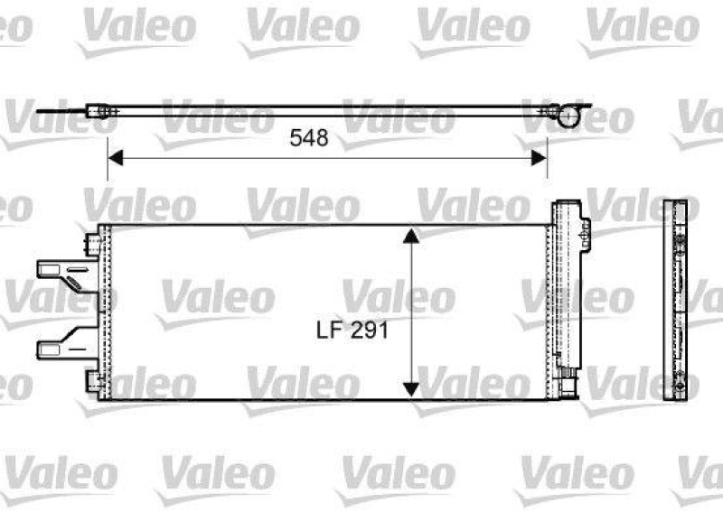 VALEO 814069 Kondensator FIAT DUCATO II