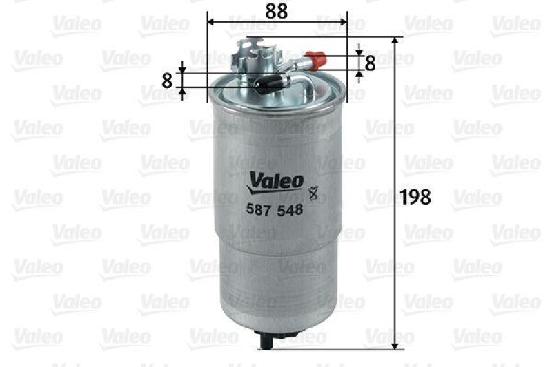 VALEO 587548 Kraftstofffilter, Diesel