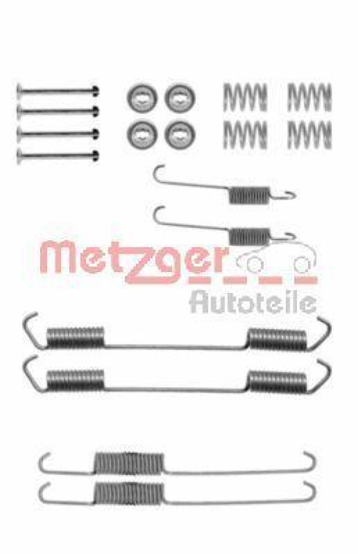 METZGER 105-0689 Zubehörsatz, Bremsbacken für CITROEN/FIAT/PEUGEOT