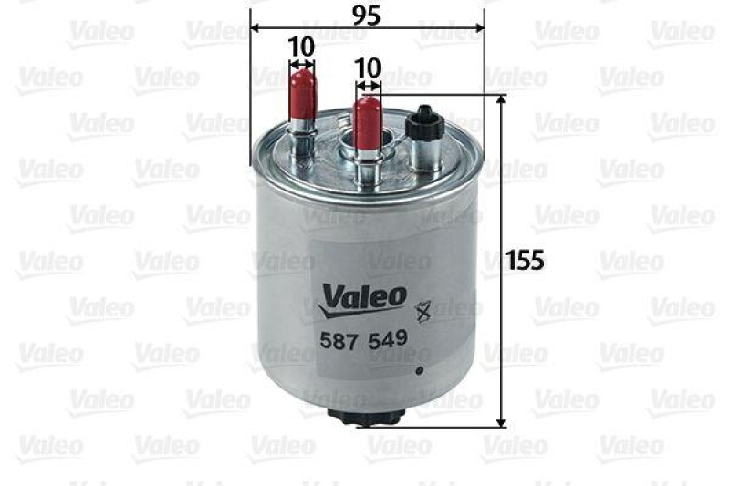 VALEO 587549 Kraftstofffilter, Diesel