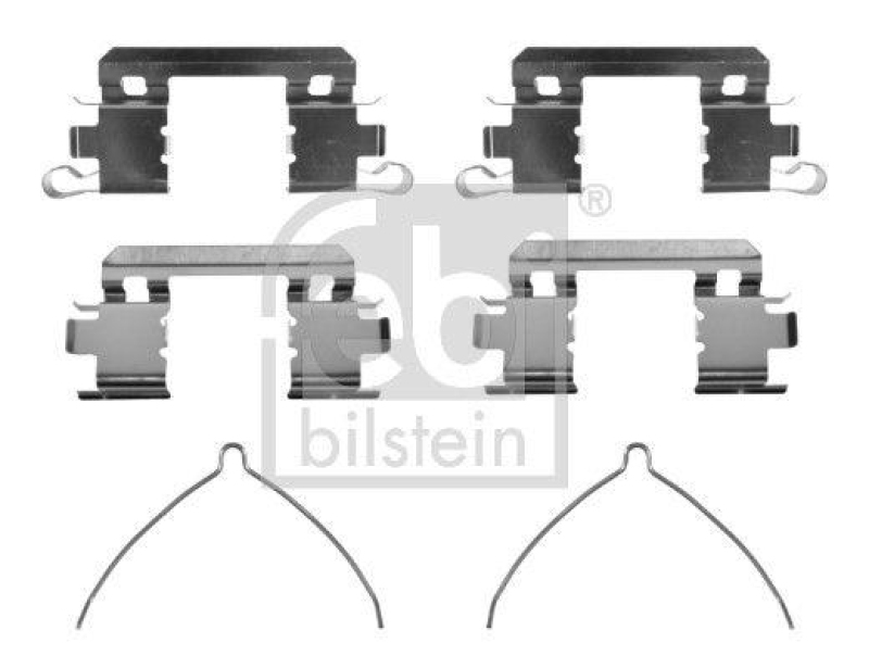 FEBI BILSTEIN 182464 Zubehörsatz für Bremsbelagsatz für Gebrauchsnr. für Befestigungssatz