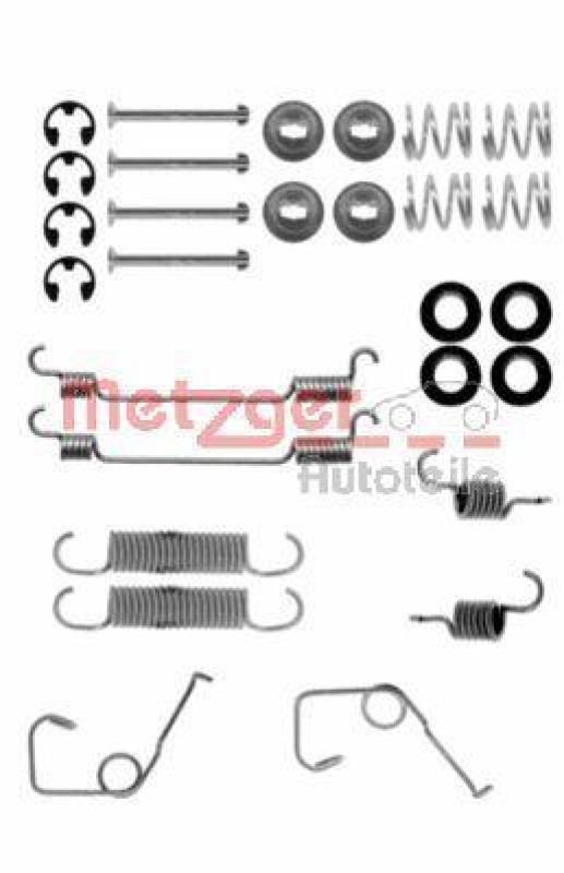 METZGER 105-0705 Zubehörsatz, Bremsbacken für FORD