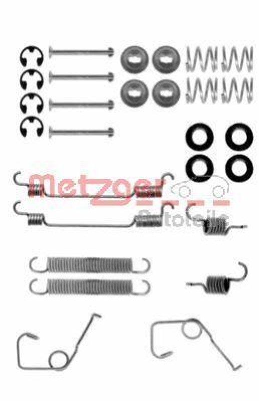 METZGER 105-0706 Zubehörsatz, Bremsbacken für FORD