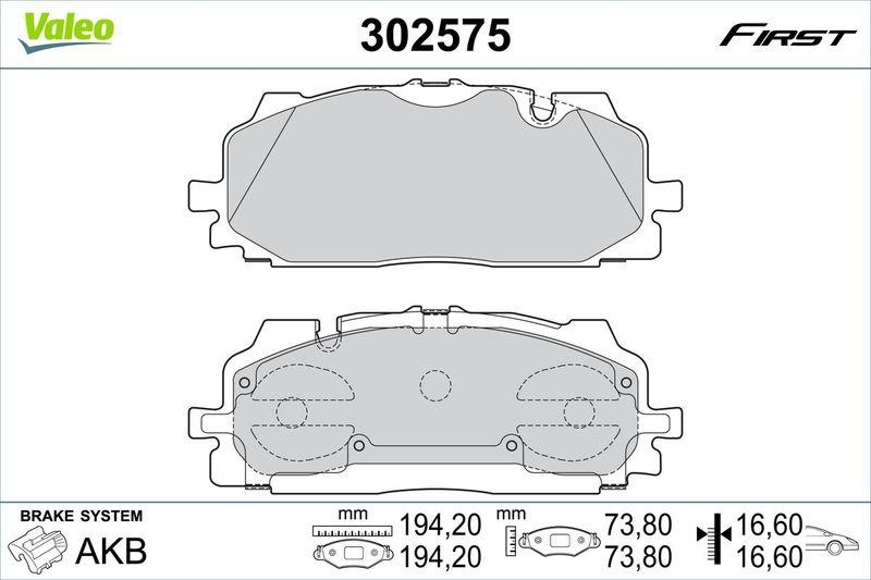 VALEO 302575 SBB-Satz - FIRST