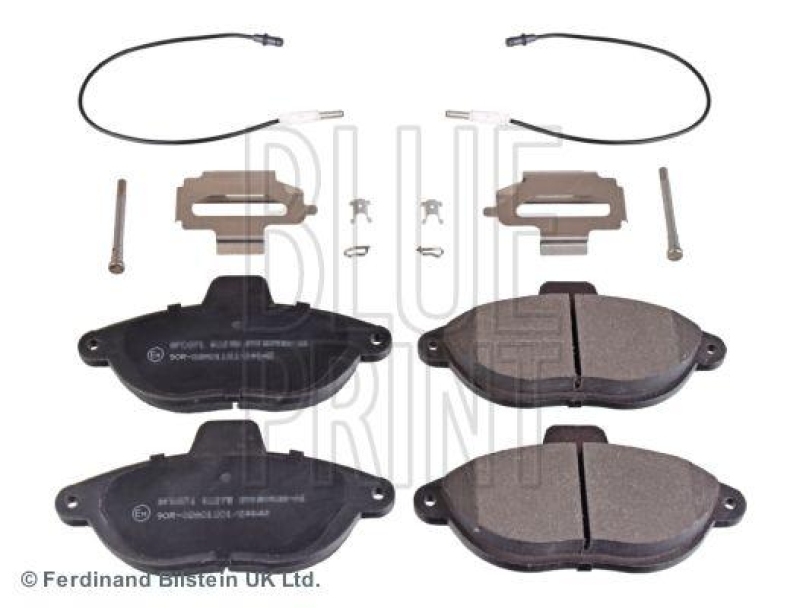 BLUE PRINT ADP154239 Bremsbelagsatz mit Befestigungsmaterial f&uuml;r Peugeot