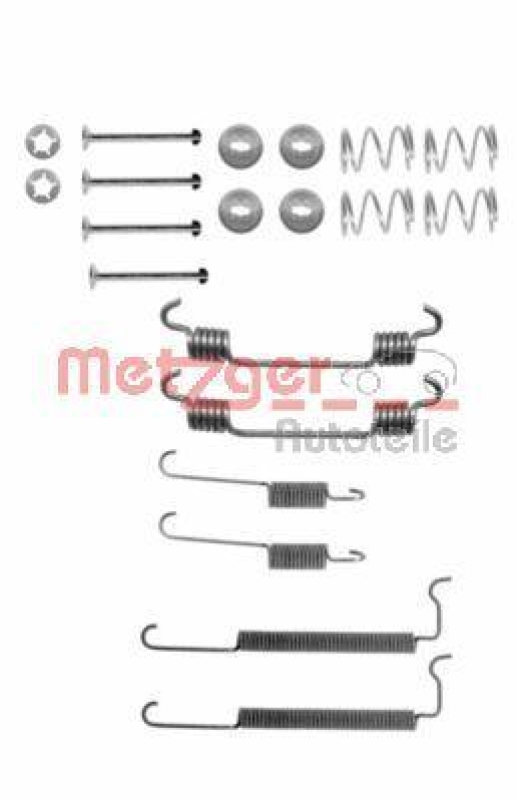 METZGER 105-0710 Zubehörsatz, Bremsbacken für OPEL