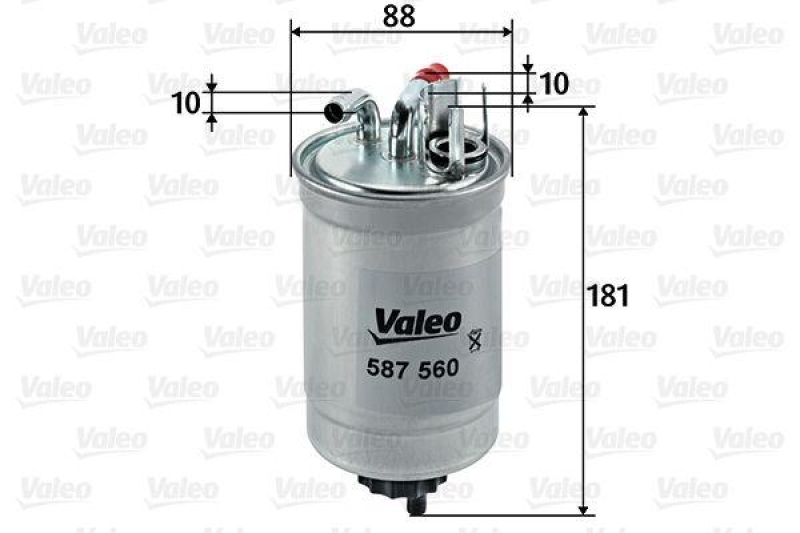 VALEO 587560 Kraftstofffilter, Diesel