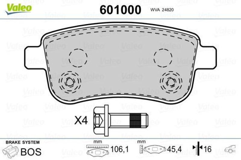 VALEO 601000 SBB-Satz PREMIUM